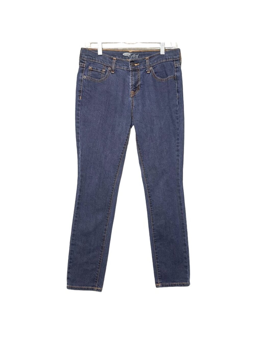 Old Navy 4 Short The Flirt Mid Rise Skinny Leg Jeans Dark Wash Blue Casual